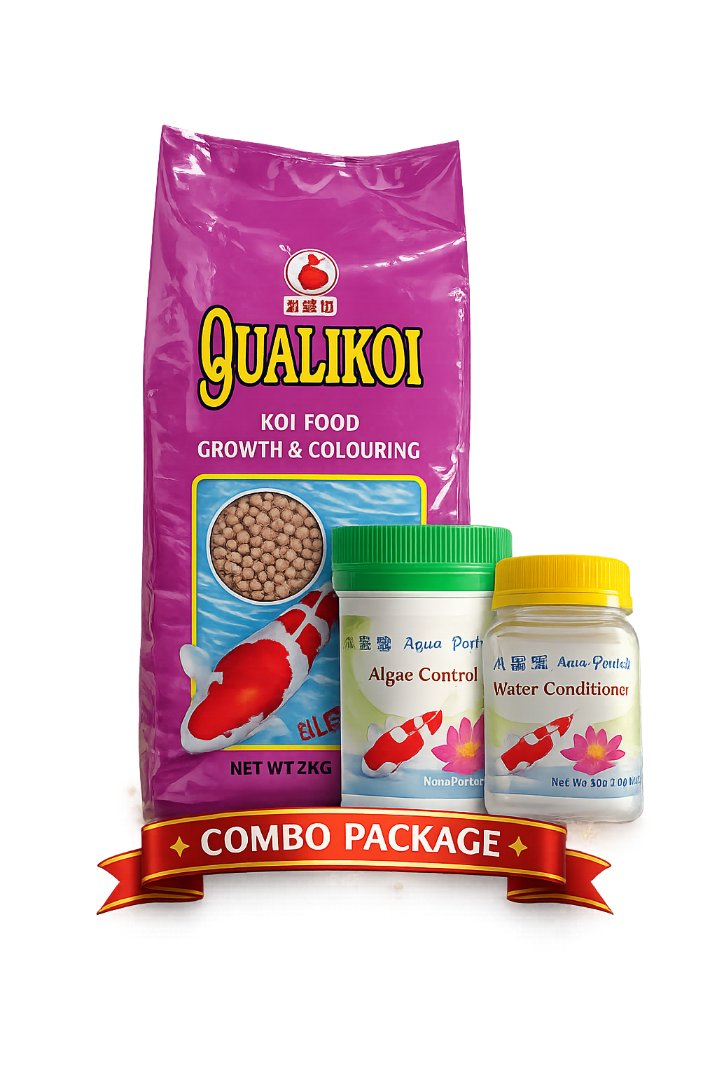 Koi food combo package bundle pack